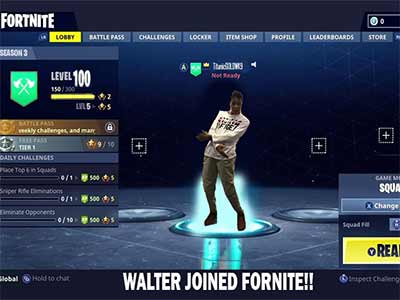 Walter Joined Fortnite