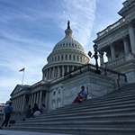 Capitol buildings stairs.